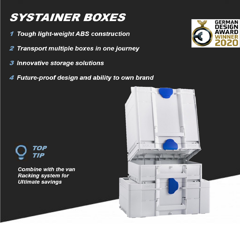 VanTainer - Tough Transport Systems / Systainer Boxes & Van Racking
